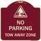 Signmission Tow Away Zone with Graphic Heavy-Gauge Aluminum Architectural Sign, 18" x 18", BU-1818-22799 A-DES-BU-1818-22799 - alternate 1